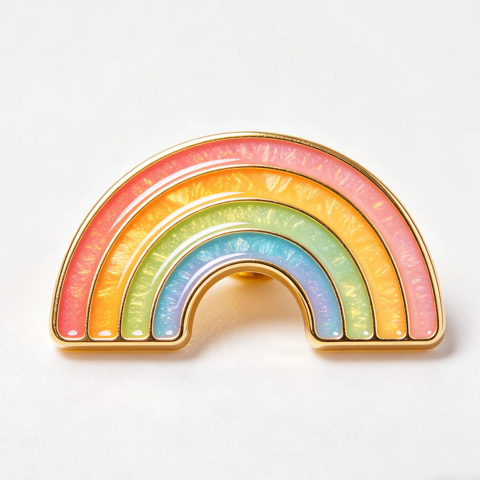 Breast Cancer Pins rainbow-pin