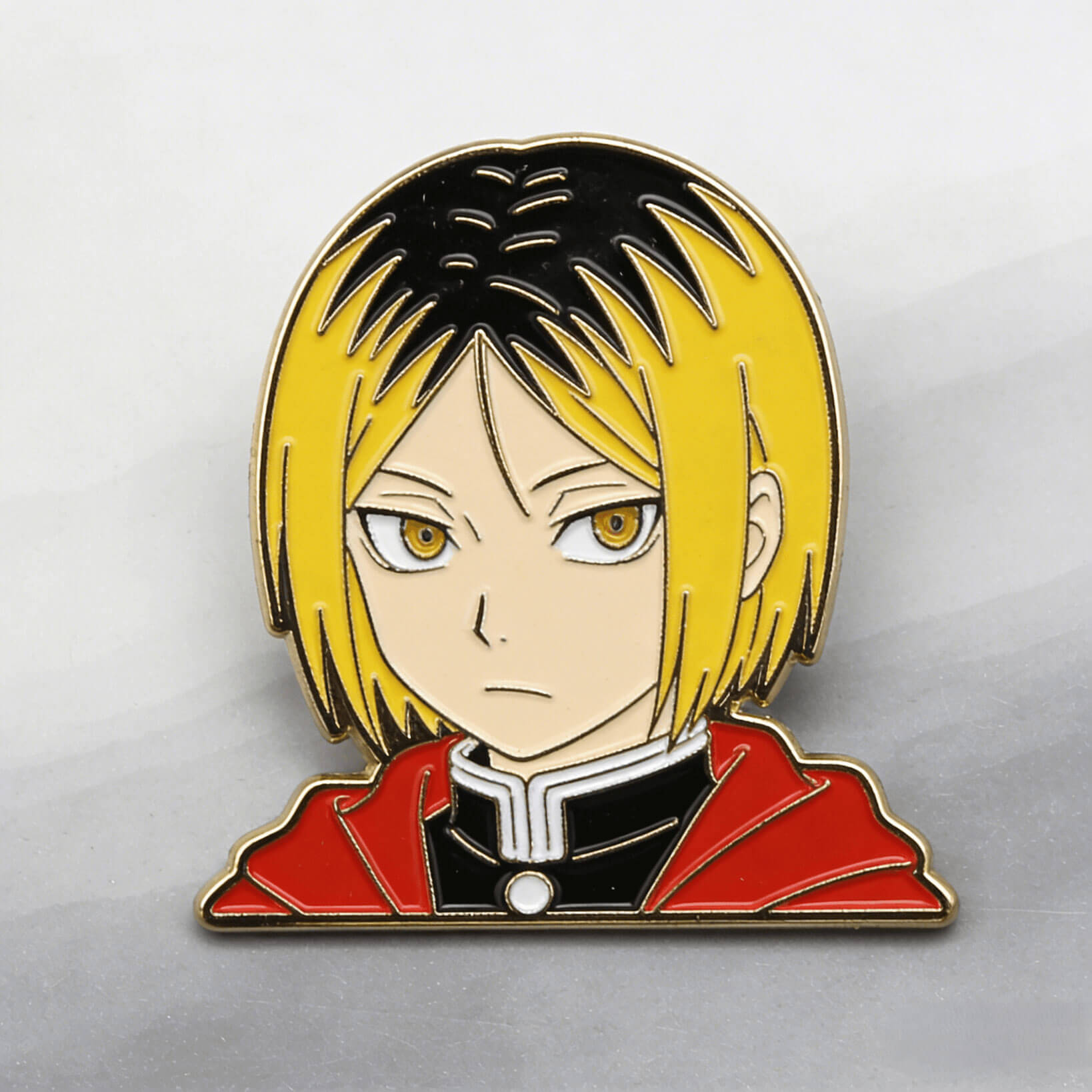 Hard Enamel Car Pin Anime-Badges-1