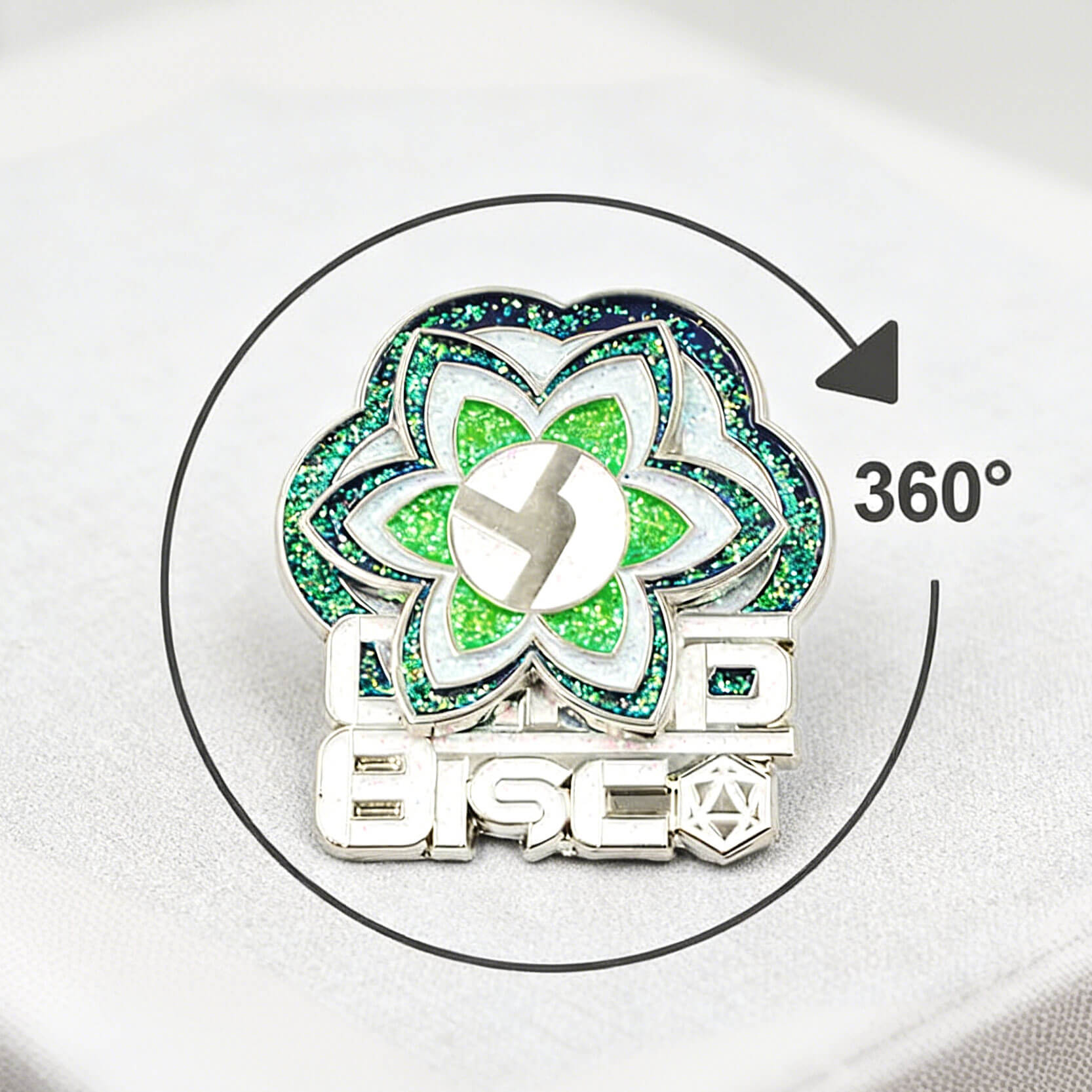 Glitter Spinner Pin Spinner Pin